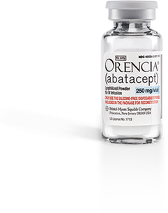 ORENCIA® (abatacept) single-dose vial for IV infusion